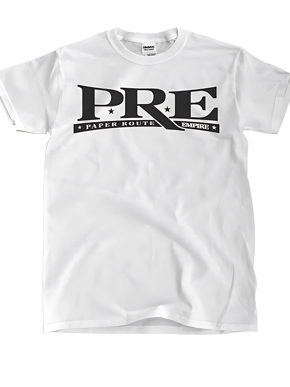 Young Dolph Paper Route Empire White Graphic T-Shirt Hip Hop Fan 90
